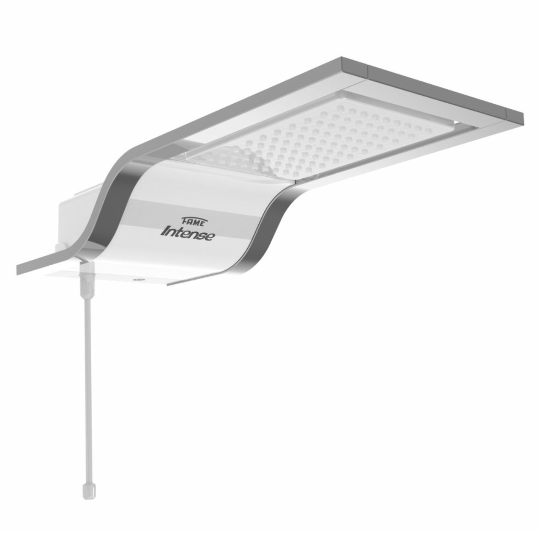 Chuveiro Elétrico Eletrônico 220V 6500W Cromado Quadrado Intense