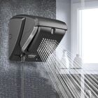 Chuveiro Elétrico Eletrônico 220V 6500W Preto Compacta Fame