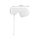 Chuveiro Elétrico Eletrônico 220V 6800w Branco Redondo Charm Equation