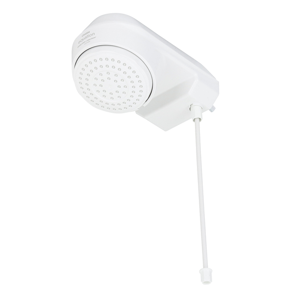 Chuveiro Elétrico Eletrônico 220V 7500w Branco Redondo Charm Equation