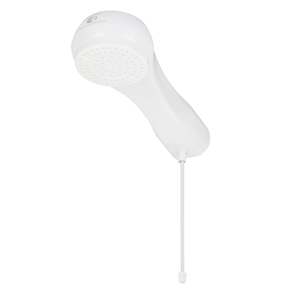 Chuveiro Elétrico Eletrônico 220V 7500w Branco Redondo Luka Equation