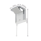 Chuveiro Elétrico Eletrônico 220V 6800w Branco e Cromado Quadrado Acqua Star Lorenzetti