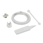 Chuveiro Elétrico Eletrônico 220V 6800w Branco e Cromado Quadrado Acqua Star Lorenzetti