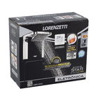 Chuveiro Elétrico Eletrônico 220V 6800w Preto e Cromado Quadrado Acqua Star Lorenzetti