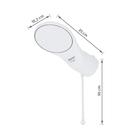 Chuveiro Elétrico Eletrônico 220V 7500w Branco Redondo Moment Zagonel