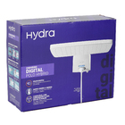 Chuveiro Elétrico Híbrido Eletrônico com Visor Digital 220V 7700w Branco Quadrado Polo Hydra