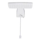 Chuveiro Elétrico Eletrônico 220V 7700w Branco Quadrado Polo Max Hydra