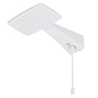 Chuveiro Elétrico Eletrônico 220V 7700w Branco Quadrado Polo Max Hydra