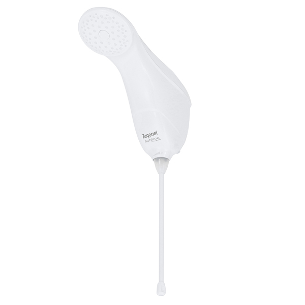 Chuveiro Elétrico Eletrônico 220V 4000w Branco Redondo com Resistência Blindada Sublime Zagonel