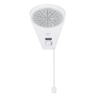 Chuveiro Elétrico Eletrônico com Visor Digital Bivolt 6500w Branco Redondo Safira Hydra