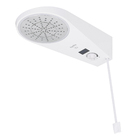 Chuveiro Elétrico Eletrônico com Visor Digital Bivolt 6500w Branco Redondo Safira Hydra