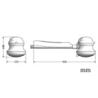 Chuveiro Elétrico Lorenzetti Loren Bello 4600w 127v Azul/bran