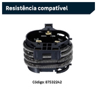 Chuveiro Elétrico Multitemperatura 220V 5400W Branco e Cinza Stilo Forusi