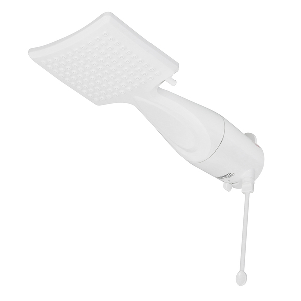 Chuveiro Elétrico Eletrônico 127V (110V) 5500w Branco Quadrado Loren Shower Lorenzetti