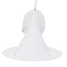 Chuveiro Elétrico Eletrônico 127V (110V) 5500w Branco Redondo com Pressurizador Optima 8T Hydra