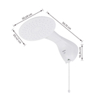 Chuveiro Elétrico Eletrônico 127V (110V) 5500w Branco Redondo Optima 8T Hydra