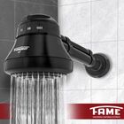 Chuveiro Eletrônico 127V (110V) 5400W Preto Redondo Faminho 4T Fame