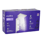 Chuveiro Elétrico Eletrônico com Visor Digital 220V 7700w Branco e Cromado Quadrado Falls Digital Hydra