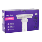 Chuveiro Elétrico Eletrônico 220V 7700w Branco e Cromado Quadrado Falls Hydra