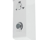 Chuveiro Elétrico Eletrônico 220V 7700w Branco e Cromado Quadrado Falls Hydra