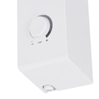 Chuveiro Elétrico Eletrônico 220V 7700w Branco Quadrado Falls Hydra