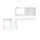 Chuveiro Eletrônico 127V (110V) 5500W Branco e Cromado Acqua Storm Lorenzetti