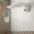 Chuveiro Eletrônico com Pressurizador 127V (110V) 5500W Temperatura Gradual Optima Music Turbo Hydra