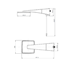 Chuveiro Eletrônico 127V (110V) 5500W Branco Quadrata Max Hydra