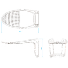 Chuveiro Eletrônico 127V (110V) 5500W Branco Acqua Wave Lorenzetti