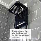 Chuveiro Lorenzetti Acqua Star Ultra Eletrônico Preto 127v