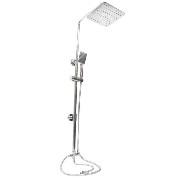 Chuveiro Luxo Aco Inox Cromado Banheiro Chuveirinho Parede Externo