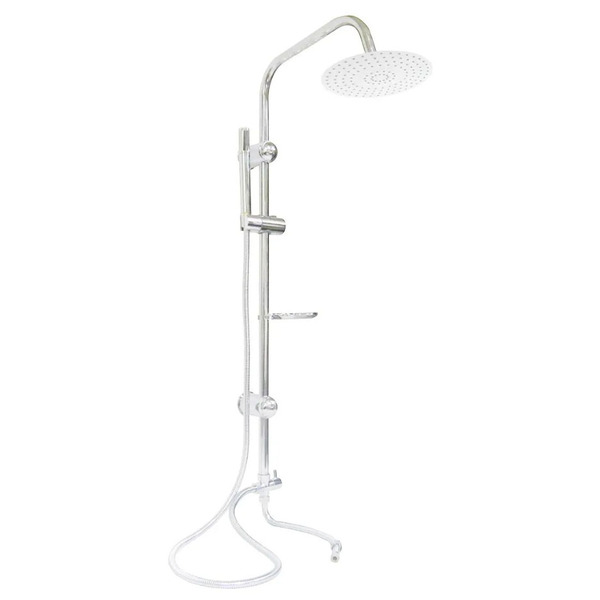 Chuveiro Luxo Aço Inox Cromado Chuveirinho Parede Externo Ban