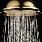 Chuveiro Luxo Retrô Monocomando Dourado Brilhante