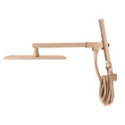 Chuveiro Parede Com Desviador Metal Eros Champanhe Fani