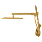 Chuveiro Parede Com Desviador Metal Eros Gold Fani