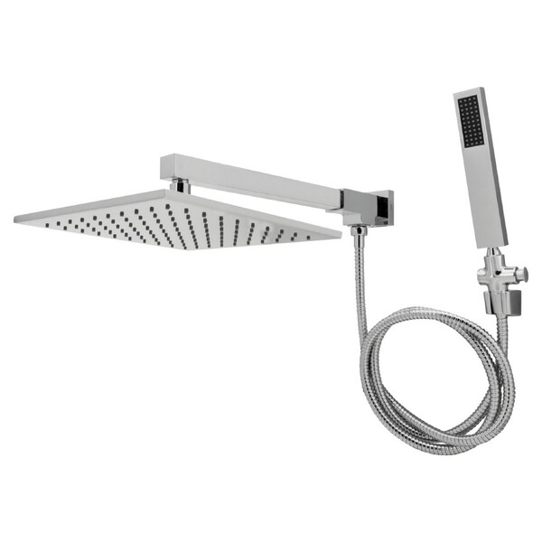 Chuveiro Parede Com Desviador Metal Platina Cromado Fani