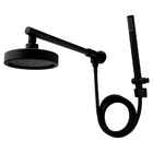 Chuveiro Parede Com Desviador Mix Plus Preto Fosco Fani