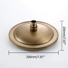 Chuveiro Parede Vintage Retrô Bronze Com Misturador Porcelana