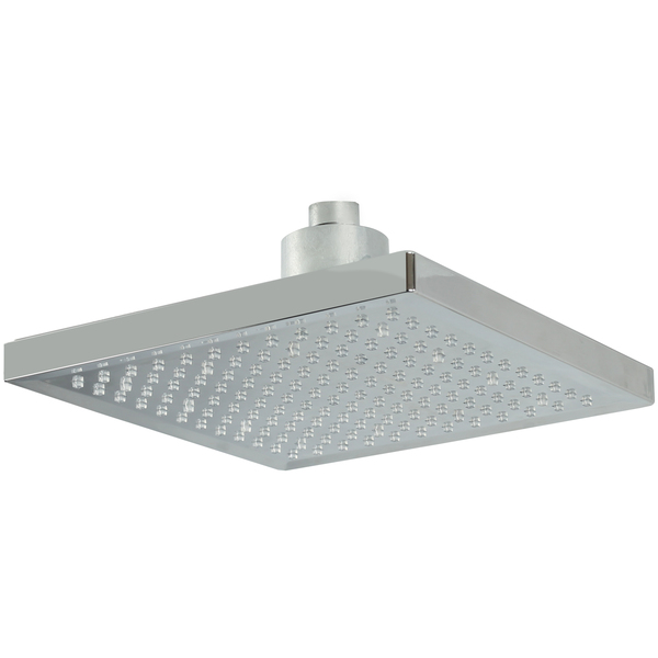 Chuveiro Quadrado 20x20 cm Led 3 Cores a Gás