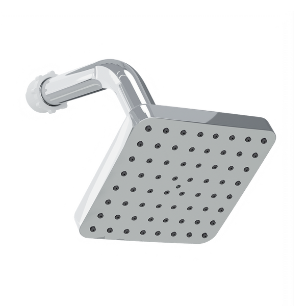 Chuveiro Quadrado de Parede Articulado Cromado 290337 Blukit