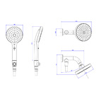 Chuveiro Redondo De Parede Com Desviador Cromado