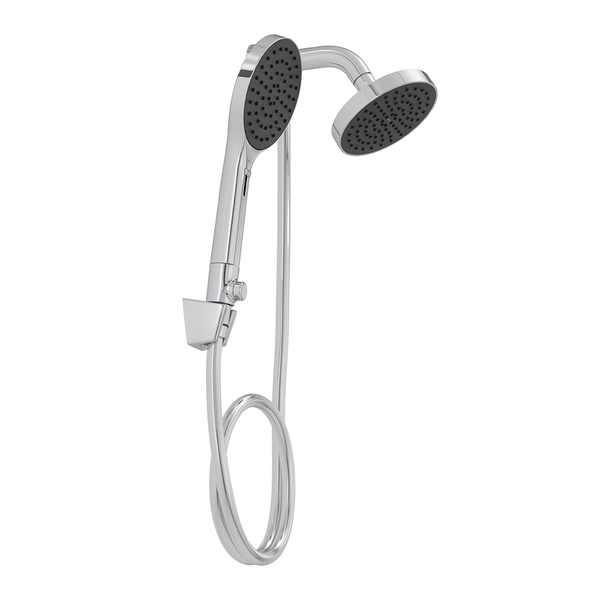 Chuveiro Redondo De Parede Com Desviador Cromado