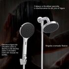 Chuveiro Redondo De Parede Com Desviador Cromado