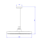 Chuveiro Redondo De Teto Flex Max Cromado - Deca