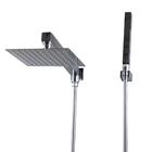 Chuveiro Slim De Parede Com Desviador Cromado 20x20cm