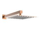 Chuveiro Slim De Parede Quadrado Rose Gold 20x20cm