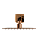 Chuveiro Slim De Parede Quadrado Rose Gold 20x20cm