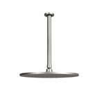 Chuveiro Teto Metal Atenas Tubo 30 Cm Grafite Escovado Fani