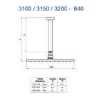Chuveiro Teto Metal Eros Tubo 10 Cm Preto Fosco Fani