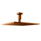 Chuveiro Teto Metal Eros Tubo 10 Cm Rose Gold Fani